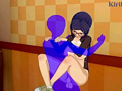 tsuki uzaki and ami asai creampied by old man hentai!!