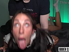 juicy alison’s throat takes it all real quick 😜