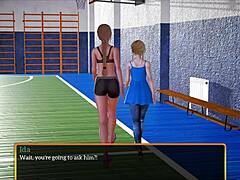 My new family 498 features blonde with small tits in game