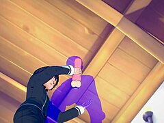 Sword Art Online yaoi: Kirito enjoys a hot handjob in this gay anime porn.