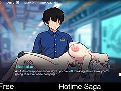A story-based dating sim with open-world features and adult content