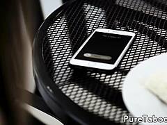 Horny Babe Bent Over Gets Drilled and Facial