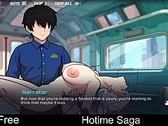 A story-based dating sim with open-world features and adult content