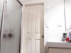 Wife shows off hairy pussy in raw display