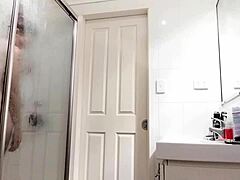 Wife shows off hairy pussy in raw display