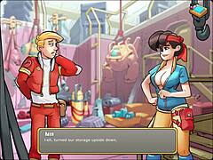 Curvy Valerie in Space Rescue Code Pink Trade with Huge Cock Creampie