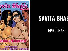 Savita bhabhi in comic cartoon sex episode 43!