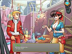 Curvy Valerie in Space Rescue Code Pink Trade with Huge Cock Creampie