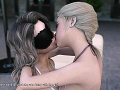 Blonde MILF Wife and Stepmother Engage in Intense Game with Missing Scenes 17