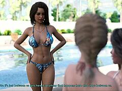 Blonde MILF Wife and Stepmother Engage in Intense Game with Missing Scenes 17