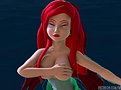 Beautiful redhead in hot water: Aquatica Erotica with Masterdan