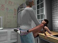 Kitchen Sex Session Heats Up in Second Life Ep 5