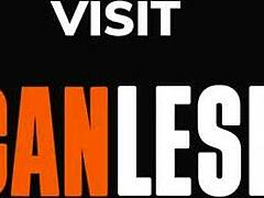 curvy african lesbian couple grinds to intense orgasm