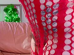 Anal Play With Big Black Dildo