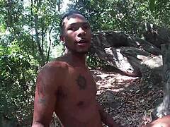 Hey, dragged that naughty girl into the woods for some fun!