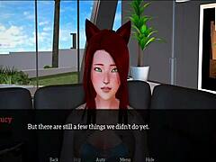 Red and white shavers in cartoon porn video