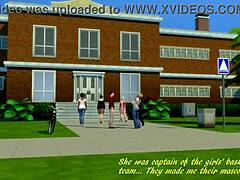 SIMPS 4 Parody: SHEMALE Orgy With INTERRACIAL Handjobs In 3D