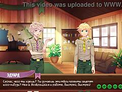 game friends camp episode 34 with russian voiceover and scoutmaster permission