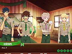 game friends camp episode 34 with russian voiceover and scoutmaster permission
