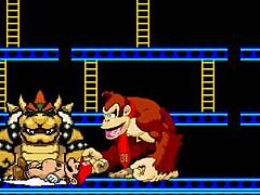 m u g e nr-18 deux - bowser koopa & donkey kong vs mario gay cartoon furry bareback.