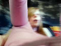 Chipped Fingernail Polish Closeups and Glass Dildo Orgasm