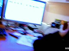 i'm obsessed watching cute lou charmelle in anal massage parlor action