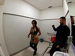 Jade Mortal Kombat Cosplay Girl Gets Muff Diving And Anal In Bathroom On Halloween By Mr Matusalem