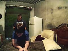 Intense anal fuck from behind with huge cumshot!