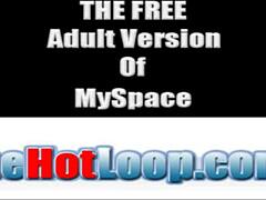 Hey, watch this hot redhead ride hard on sofa!