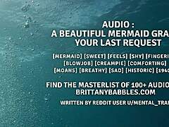 Audio Of Beautiful Mermaid Granting Last Erotic Request With Moaning Creampie
