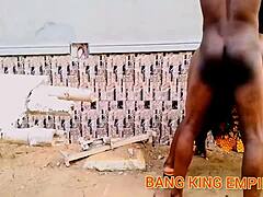 Bbw Takes Hardcore Doggy in Backyard with Big Cock