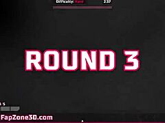 3D Slut In Cosplay Takes Intense Doggystyle Deepthroat