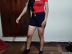 I Push My Cock Against My Stepsister While Dancing Reggaeton