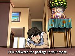 Teen Lesbians Kiss And Give Blowjob To Step Brother In Uncensored Hentai With Big Tits