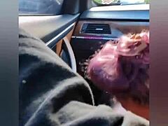 Damn! Sexy MILF Nearly Caught Sucking Cock in Parking Lot Scandal!