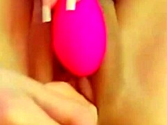 She is excited to fuck her own pussy