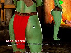 A MISTRESS ORC HAS APPEARED in breeding island ep 23 with big tits