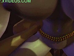 Raven devours big dick in uncensored 3D hentai action