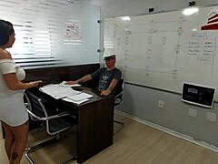 Steamy Milf Anal Creampie on Engineering Desk Encounter