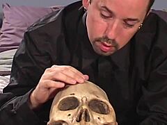 She Kneels in Pentagram Craving Cock and Anal Action