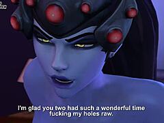 Dva and tracer futa fucking widowmaker