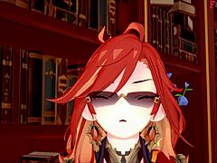 Mavuika sucks and fucks in jean's office pov