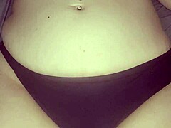 Chubby BBW licks pussy with toy and cums