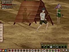 Real-life survival game: finding a village and having sex with a girl in Mad Island