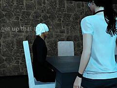 wbe office bitch cartoon scene