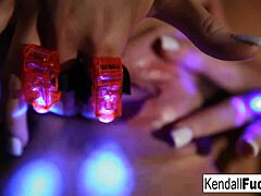 Kendall Karson's solo scene with tight pussy play