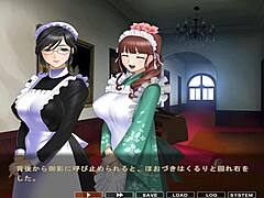 maid-san to boin game hozuki scene 4 english