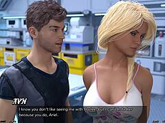 3D animated space adventure with hot curvy women and lots of cumshots