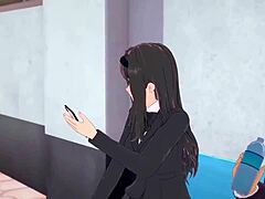 Yo, This 3D Hentai Femdom Girl Humiliates Her Boyfriend Into Toilet Role
