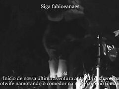 Married Woman Flashes on Street While Cuckold Voyeur Films